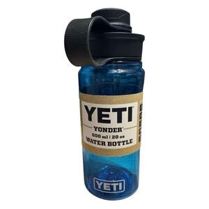 Yeti Yonder 20 Oz Water Bottle with Tether Chug Cap- Big Wave Blue NWT